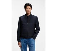 BOSS Zip-up sweatshirt with padded front - Style H-Skiles 100, 50532767 Dark Blue XXL