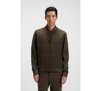 BOSS Zip-up sweatshirt with padded front - Style H-Skiles 100, 50532767 Dark Green XL