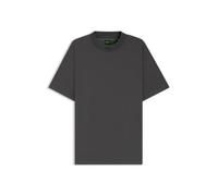 BOSS Zone Men's T-Shirt with Collar, 027dark Grey, L
