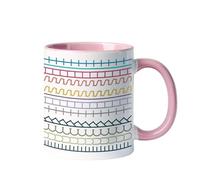 BOSSETY Fuck This Shit Hidden Message Cup, Funny Fuck This Shit Hidden Message Coffee Mug, Gift for Work Bestie, Coffee Lover Mug, Funny Office Gift for Coworkers & Work Besties, 11oz (Rainbow-Pink)