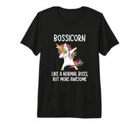 Bossicorn Like A Normal Boss But More Awesome Chief Job Premium T-Shirt