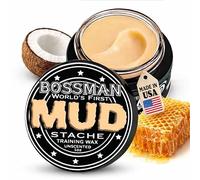 Bossman Mudstache Naked - No Colour Tint No Scent Mustache Training Wax - 200 ml