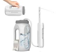 Bostar Electric Bidet with 2.5L Water Tank, 2 Spray Modes 4 Adjustable Pressures Portable Handheld Travel Bidet Kit Waterproof for Outdoor Camping Personal Care