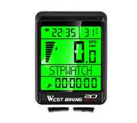 Bostar Wireless Bicycle Computer Bicycle Speedometer Backlight 5 Languages Waterproof Odometer for Bike