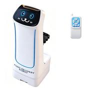 BOSTEU Food Delivery Robot Toys with Remote Control, Light & Music, Detachable Tray for Kids