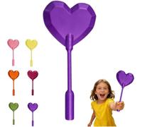 BOSTEU Heart-shaped Credit Card Wand, 3D Printed Magic Tap to Pay Wand, Digital Payment Magic Wands for Easy Checkout (purple)