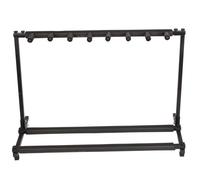 BOSTEU Multi Guitar Holder for 7 Guitars, Foldable Portable Floor Guitar Rack for Acoustic, Electric & Bass Guitars