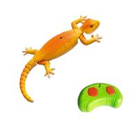 BOSTEU Remote Controlled Climbing Gecko, Wall Crawler Chameleon, Rechargeable Robot Lizard with LED for Kids
