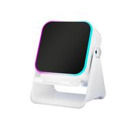 BOSTEU Wireless Induction Speaker with RGB, Anti-Slip Base, Bluetooth 5.3, for Mobile Phone (White)
