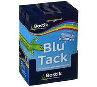 Bostik 24552 Blu-tack Mastic Adhesive Non-toxic Handy Pack Ref 801103 [Pack of 12], Blue