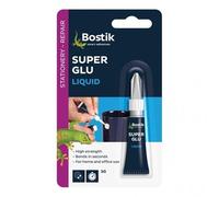 Bostik 3g Glu and Fix Super Glue Liquid Tube Safety Cap Clear (Pack 12) - 30813340