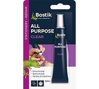 Bostik All-Purpose Clear Glue Adhesive – 20 ml – Extra Strong, Quick Drying – Leather