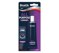 Bostik All Purpose Glue Adhesive - Clear, 50Ml - Extra Strong Quick Dry Multi-Purpose Glue - Transparent Repair & Craft Adhesive