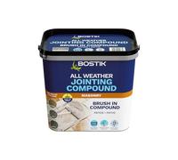 Bostik All Weather Jointing Compound - Basalt - Patio Grout - Ready-to-use paving jointing solution for Patios, Driveways, Pathways, and other Landscaping projects - Weed & Erosion Resistant - 15kg
