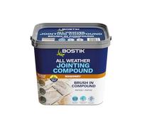 Bostik All Weather Jointing Compound - Grey - Ready to use - For Paths and Patio Joints - Sets Hard and Resists Weed Growth - 15kg