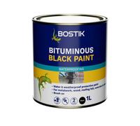 Bostik Black Multi-Purpose Waterproofer, Tin 1L