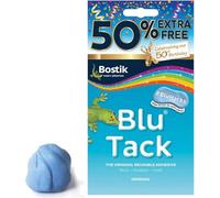Bostik Blu Tack Blue Re-usable Mastic Putty Handy Size 50% Extra Free 30615681