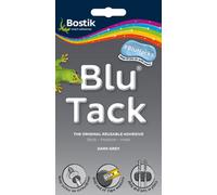 Bostik Blu Tack Grey, Multipurpose Reusable Adhesive, Clean, Safe & Easy to Use, Non-Toxic, 64g
