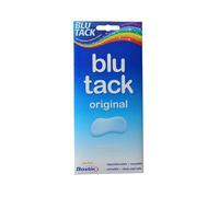 Bostik Blu Tack Blue - Economy Size - Multipurpose Reusable Adhesive - Safe & Easy to Use - Non-Toxic