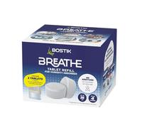 Bostik Breathe Dehumidifier Refill Tablets (Pack of 2) Dye-Free and Fragrance-Free - Cover Areas Up to 25m2 - For Use Around The Home and in Caravans and Motorhomes - Last up to 4 Months
