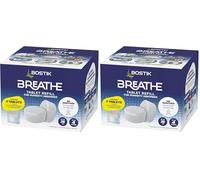 Bostik Breathe Dehumidifier Refill Tablets (Pack of 4) Dye-Free and Fragrance-Free - Cover Areas Up to 25m2 - For Use Around The Home and in Caravans and Motorhomes - Last up to 4 Months