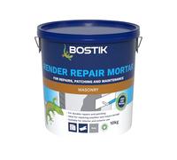 Bostik Cementone Render Repair Mortar, for Durable Repairs & Patching, Ideal for Repairing Weather & Impact Damage, for Interior & Exterior Use, 10kg