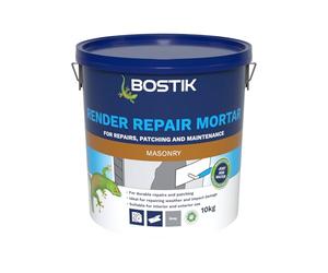 Bostik Cementone Render Repair Mortar 10kg - Durable Repair & Patching Mortar - Ready Mixed, Just Add Water - Ideal for Weather & Impact Damage - Interior & Exterior Use