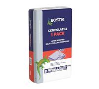 Bostik Cempolatex 1 Pack 20kg - Latex Modified Self - Levelling Compound - Protein-Free & Flexible - Fast-Setting Floor Smoother - Ideal for Underfloor Heating