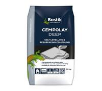 Bostik Cempolay Deep Floor Levelling Compound Grey 20Kg (X6 Bags)