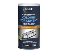 Bostik Colours for Cement, For Concrete, Mortar, Render and Screeds, Available in 5 Intermixable Colours, For Interior and Exterior Use, Colour: Black, Size: 1kg