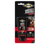 Bostik D6168 Grizzly Montage Power tubo 250gr Mounting Stickers, White