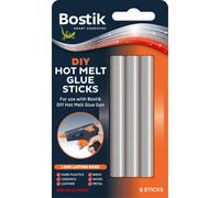 Bostik Diy Glue Gun Replacement Glue Sticks Size 100mm X 11mm Dia Pack Of 6 (4 Packs)