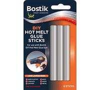 Bostik DIY Hot Melt Glue Gun Sticks, Ultra Strong, Long Lasting Bond, Colour: Clear, Size: Pack of 6