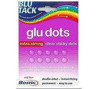 Bostik Extra Strength Sticki Dots 10mm Pack of 64 - Color: Clear (3)