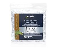 Bostik Fibres for Concrete 150g - Minimise Cracking and Shrinkage - Improve Freeze/Thaw and Impact Resistance of Mortar and Non-Structural Concrete