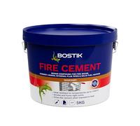 Bostik Fire Cement Buff - 5kg - Heat Resistant Sealant for Fireplaces, Stoves & Chimneys - Up to 1400°C