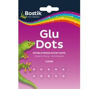 Bostik Glu Dots Extra Strength Permanent 10mm Pack Of 64 (12 Packs)