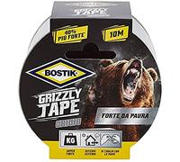 Bostik Grizzly Tape Fabric Tape Grey 10m x 50mm, 10m