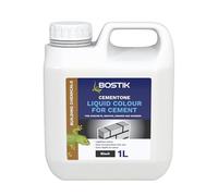Bostik Liquid Colour for Cement Black - 1L - Professional Cement Pigment for Concrete, Mortar, Render & Screed - Lightfast - Even Colour Dispersion