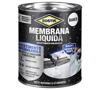 Bostik Liquid Membrane Elastic Waterproofing Polymer Coating White Tin 1 kg