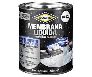 Bostik Liquid Membrane Elastic Waterproofing Polymer Coating White Tin 1 kg