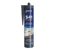 BOSTIK Pro-Sealant S41 Multi-Purpose Neutral Cure Silicone Sealant, For Window & Door Frame Joints, Internal & External Use, Colour: Brown, 310ml