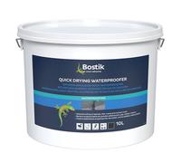 Bostik Quick Drying Black Roofing Waterproofer, Tub 10L