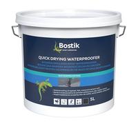Bostik Quick Drying Black Roofing Waterproofer, Tub 5L