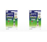 Bostik Super Glue Ultra+ 3G Tube - Clear (Pack of 2)