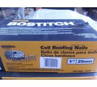 Bostitch 15 Degree Roofing Nails. Galvanised, fit Bostitch RN46 Nailer 19mm-45mm