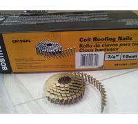 Bostitch 15 Degree Roofing Nails. Galvanised, fit Bostitch RN46 Nailer 19mm-45mm