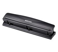 Bostitch 3 Hole Punch, 12 Sheets, Black (KT-HP12-BLK)