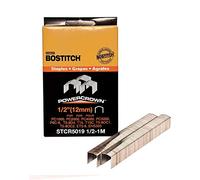 BOSTITCH Crown Staples, Heavy-Duty, 1/2-Inch x 7/16-Inch, 1000-Pack (STCR50191/2-1M)