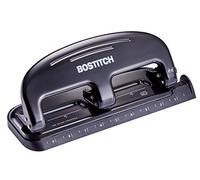 Bostitch EZ Squeeze™ 20 Sheet 3 Hole Punch, Silver/Black (HP20)
